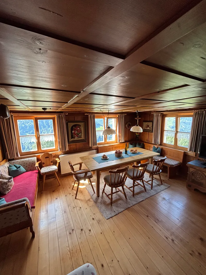 Stube 1 - Haus Sücka - Ferienhaus Haus Sücka Blons, Großes Walsertal