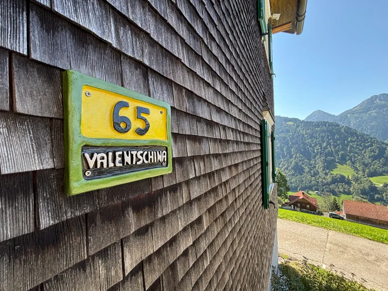 Eingang - Haus Sücka - Ferienhaus Haus Sücka Blons, Großes Walsertal